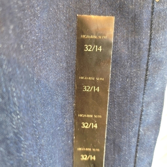 BANANA REPUBLIC VINTAGE STRETCH HIGH RISE SLIM IN NEW HOUSE HR WASH, SZ 32/14 - Picture 4 of 11